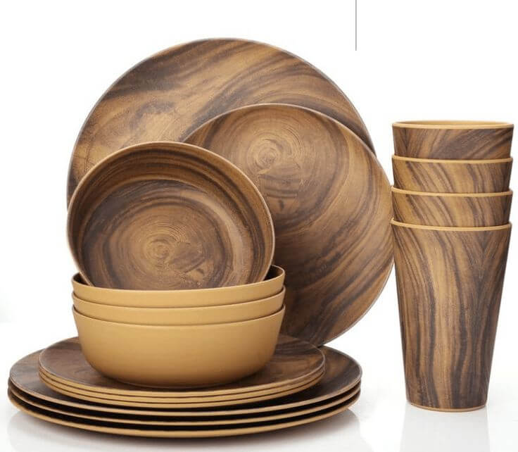 Bamboo and Wood Dinnerware