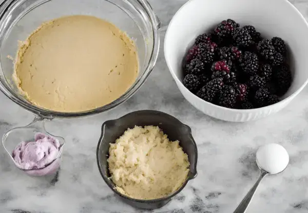 Blackberry Cobbler Cake Mix Ingredients and Preparation 