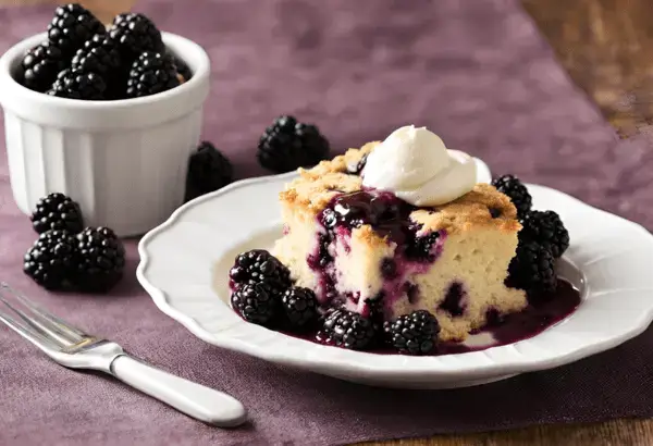 Presentation and Serving Suggestions Blackberry Cobbler Cake Mix