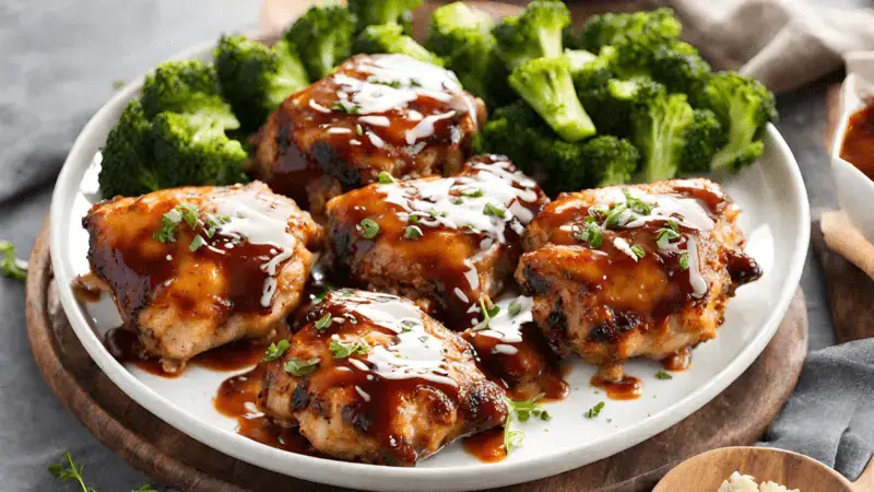 Barbecue Ranch Chicken Thighs