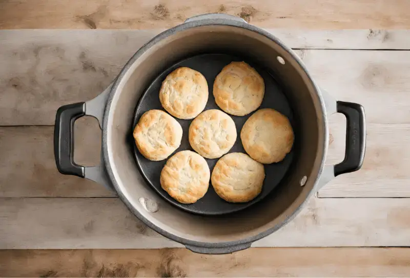 Benefits of cooking biscuits in a Dutch oven