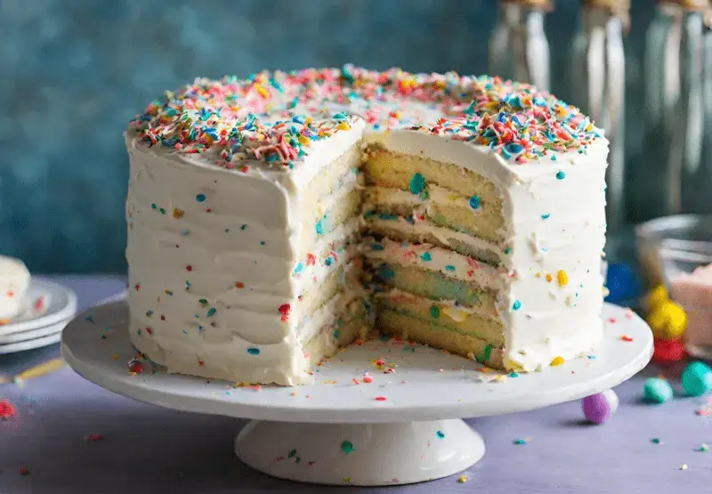 Enhance the Frosting for Funfetti Cake