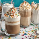 Garnish options for Birthday Cake Latte Recipe