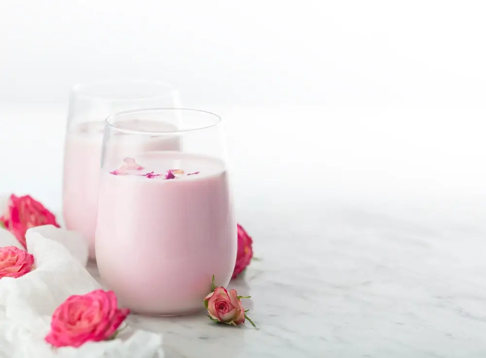 Rose milk recipe for Iftar