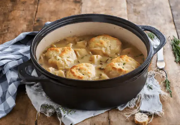 Serving suggestions for Chicken and Dumplings with Biscuits