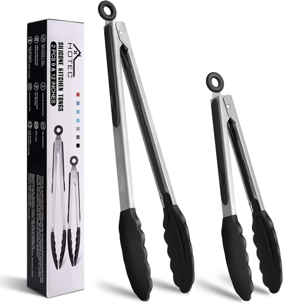 Silicone-Tipped Tongs