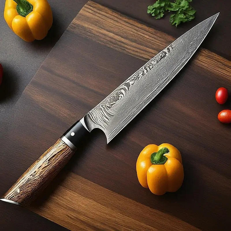 Step-by-step Guide for Cleaning Damascus Steel Kitchen Knife