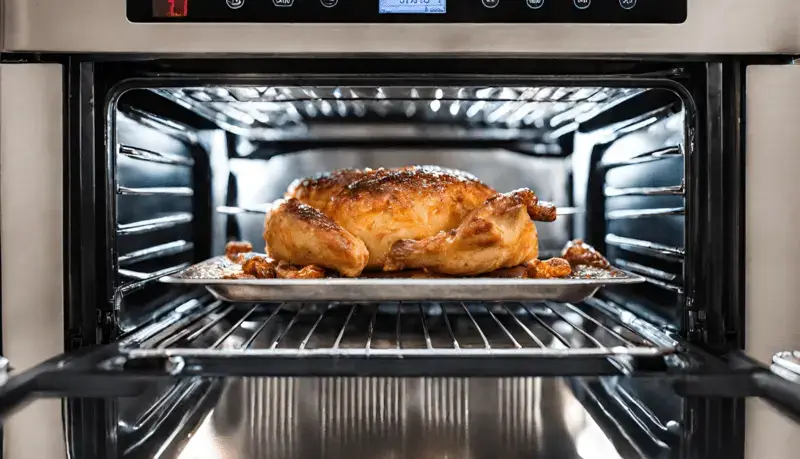 Experiment with different cooking times and temperatures for Convection Oven