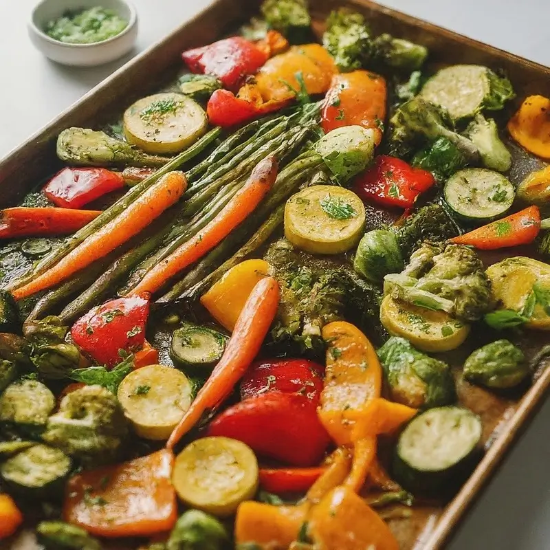 Health benefits of oil free roasted vegetables