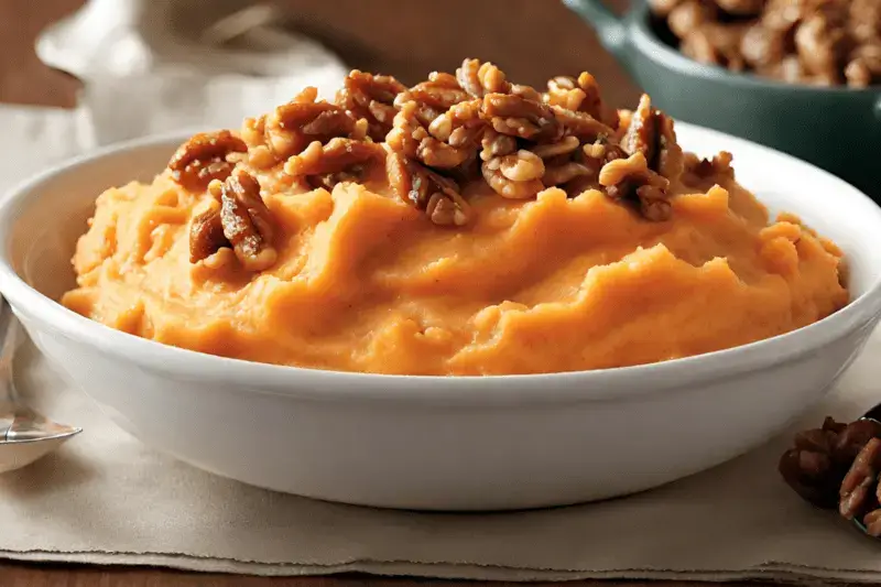 Mashed Sweet Potatoes with Walnuts Serving Suggestions It's not just a side dish anymore!