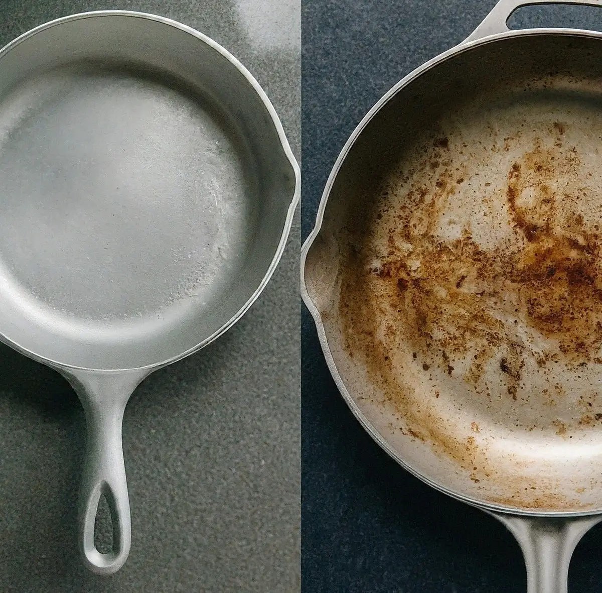 Cleaning the Cast Aluminum Cookware