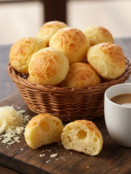 Authentic Brazilian Cheese Bread Pao de Queijo