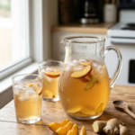 Peach Ginger Iced Tea Recipe