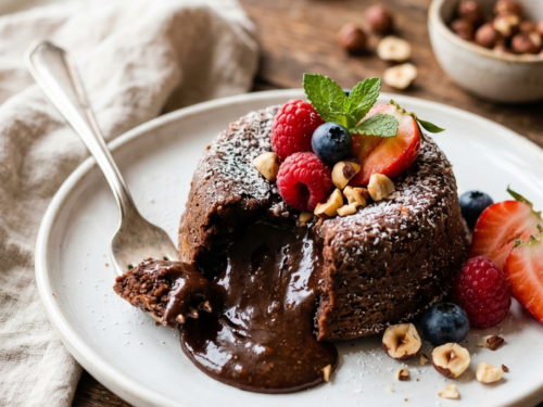 Chocolate Hazelnut Lava Cake