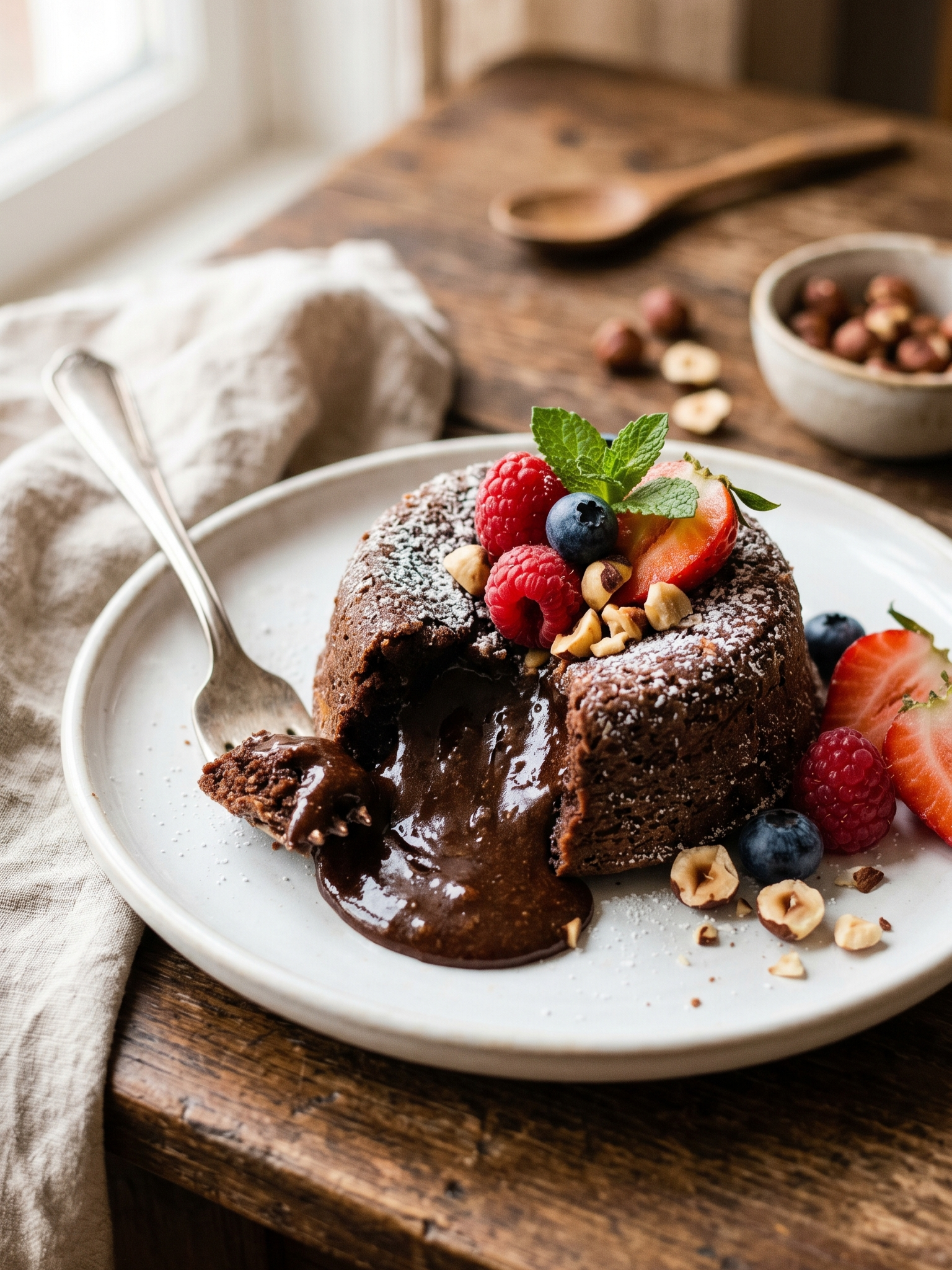Chocolate Hazelnut Lava Cake
