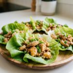 Garlic Chicken Lettuce Wraps