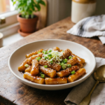 sweet soy butter korean rice cakes